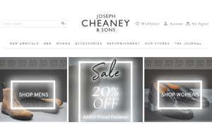 Il sito online di Joseph Cheaney