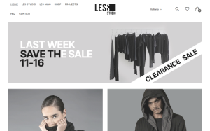 Il sito online di Les studio Store
