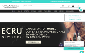 Il sito online di OP Cosmetics