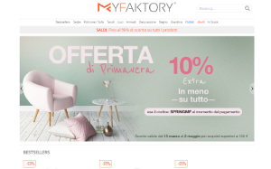 Il sito online di MyFaktory
