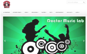 Il sito online di Doctor Music Lab