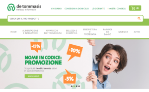 Il sito online di Farmacia de Tommasis
