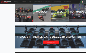 Il sito online di Motorsport Tickets