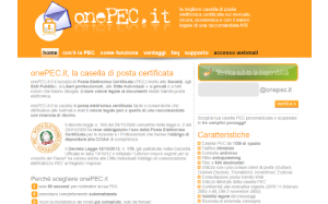 Il sito online di OnePec