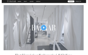 Il sito online di Harper's Bazaar