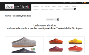 Il sito online di Shoes my friends