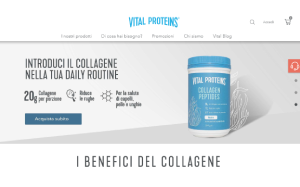 Il sito online di Vital Proteins