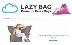 Il sito online di Lazy Bag