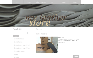 Il sito online di My Leather Store