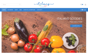 Il sito online di Italians Goodies