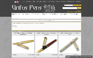 Il sito online di Grifos Pens
