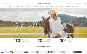 Il sito online di Just Fashion Now