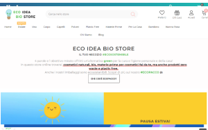 Visita lo shopping online di Eco idea Bio Store