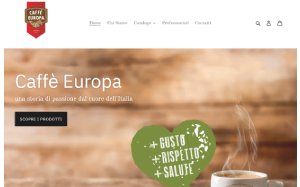 Il sito online di Caffe Europa