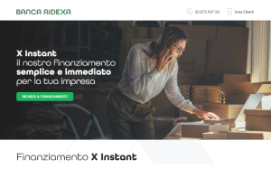 Il sito online di Banca Aidexa