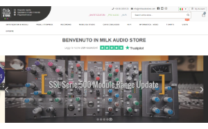 Il sito online di Milk Audio Store