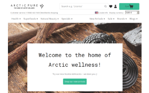Visita lo shopping online di Arctic Pure
