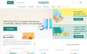 Visita lo shopping online di Respire