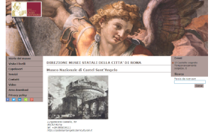 Il sito online di Castel Sant Angelo