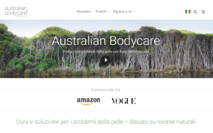 Visita lo shopping online di Australian Bodycare