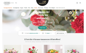 Il sito online di Interflora