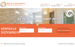 Il sito online di Hotel Palace Mgnolia Tortoreto