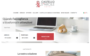 Il sito online di Castello D'Argile Hotel