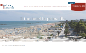 Il sito online di Hotel Palmarosa