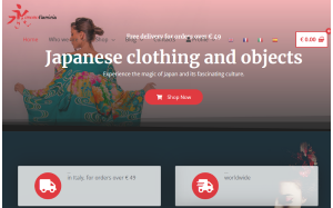 Il sito online di Kimono Flaminia