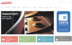 Il sito online di Erreti Musica