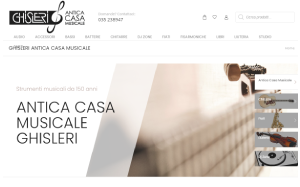Il sito online di Ghisleri Musica