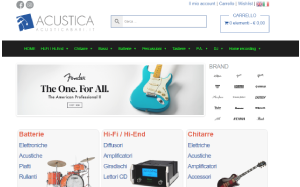 Il sito online di Acustica Bari