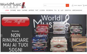 Il sito online di WorldMusic Store
