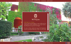 Il sito online di Villa Torre Quadra