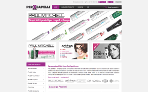 Il sito online di PER Capelli
