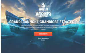 Il sito online di World of Warships