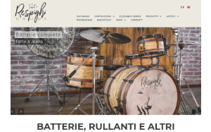 Il sito online di Respighi Drums