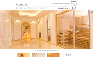 Il sito online di Oceanic Saunas