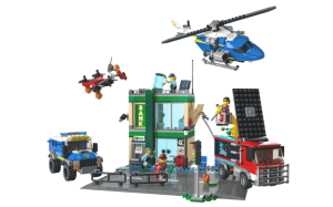 Visita lo shopping online di Inseguimento della polizia alla banca LEGO CITY