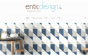 Il sito online di Enticdesigns