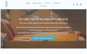 Il sito online di Altura Trota Alpina Affumicata