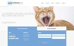 Il sito online di Clinica Veterinaria Modena sud
