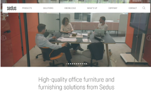 Il sito online di Sedus