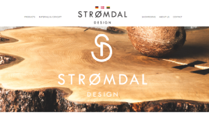 Il sito online di Stromdal design
