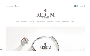 Il sito online di Rerum Gioielli