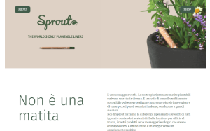 Il sito online di Sprout world