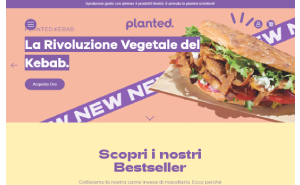 Il sito online di Planted Foods