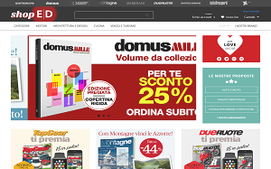 Il sito online di EditorialeDomus Store