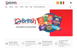 Il sito online di British Essentials