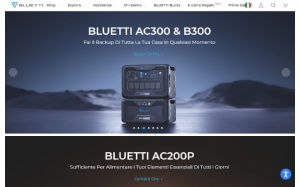Il sito online di Bluetti Power